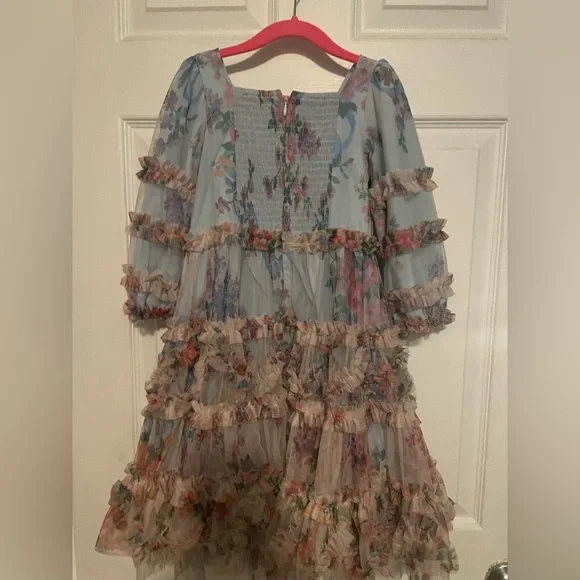 Ivy City Co Catherine Mini Dress in Blue Floral - Picture 6 of 6